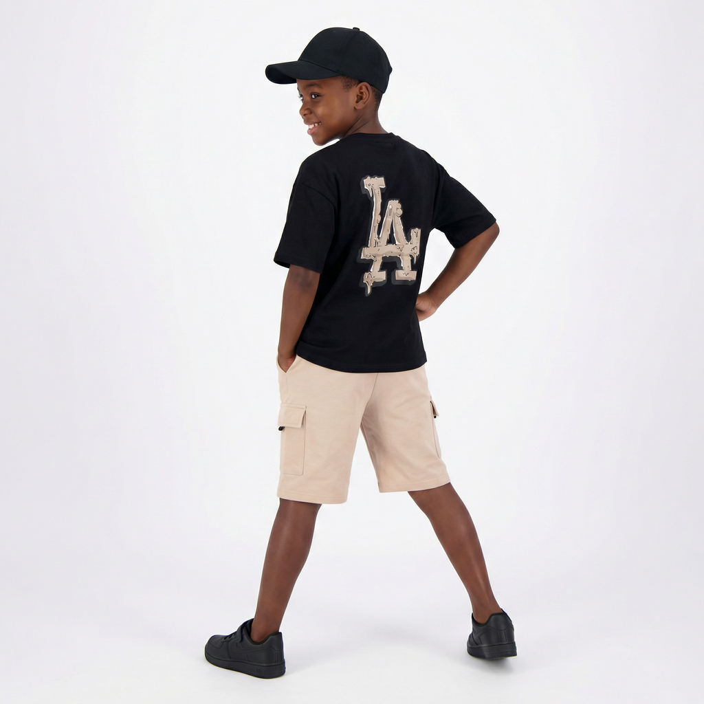 California Boy Shorts Set & Hat